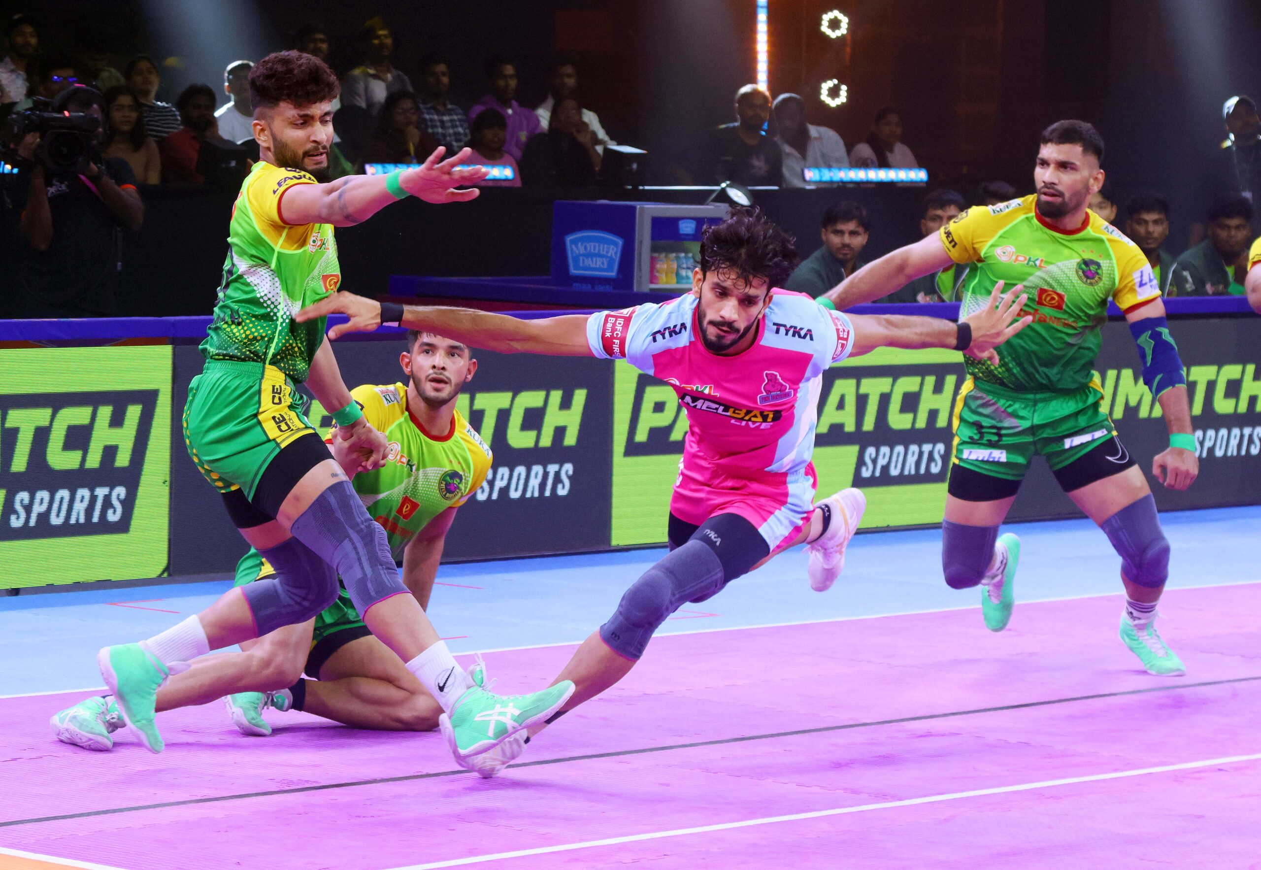 PKL-11: Jaipur lost despite Arjun's 20 points, Patna defeated by 2 points